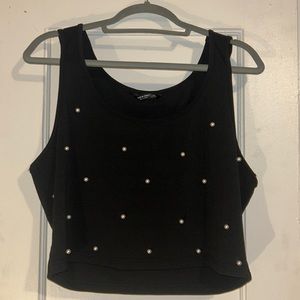 SHEIN Beaded Crop Tank 2XL